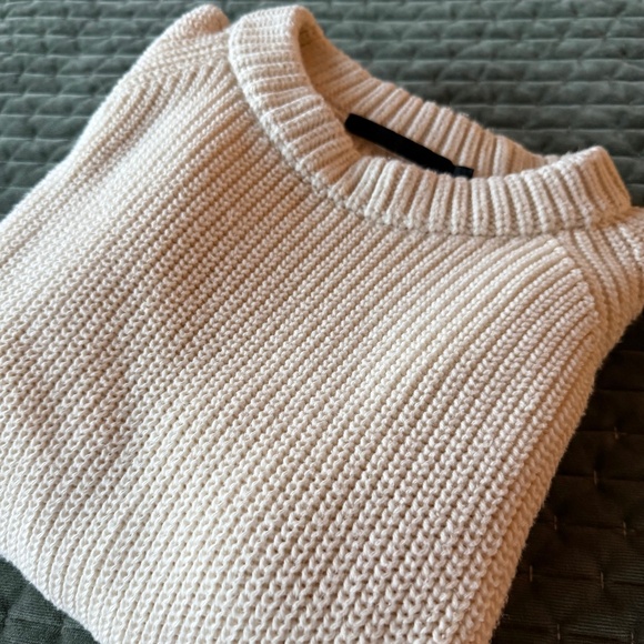 Jenni Kayne Oversized Cotton Fisherman Sweater - Picture 5 of 7